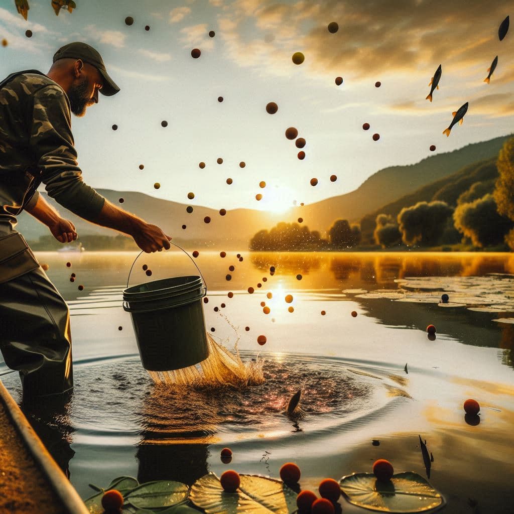 Залишки корму у воді